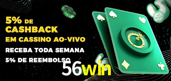 Promoções do cassino ao Vivo 56win
